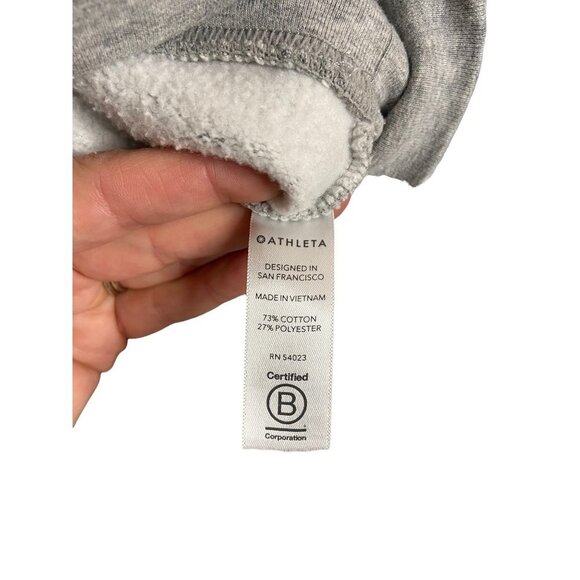 Athleta 247 Grey Hoodie- size Small - Picture 5 of 8
